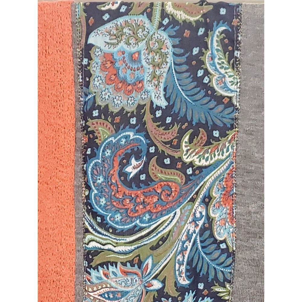 Bohemian Artsy Patchwork Rectangular Asymmetrical… - image 3